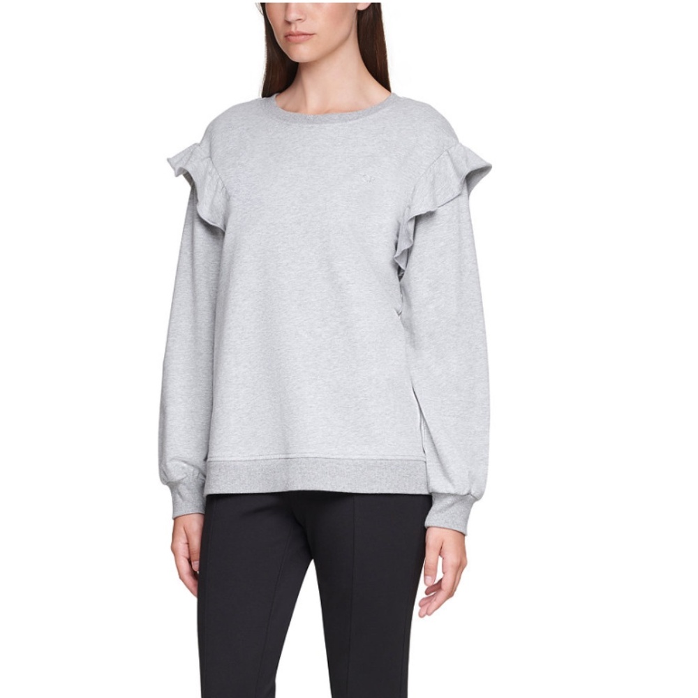 Calvin Klein Ruffled Sweatshirt